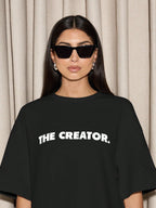 The Creator Oversized T-Shirt Streetwear Statement Piece Casual Designer Tee Urban