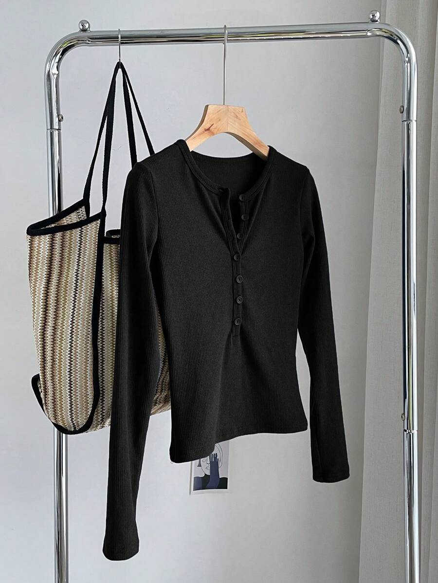 Long Sleeve Thermal Lined Warm Thickened Half-Zip Turtleneck