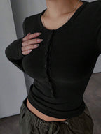 Long Sleeve Thermal Lined Warm Thickened Half-Zip Turtleneck