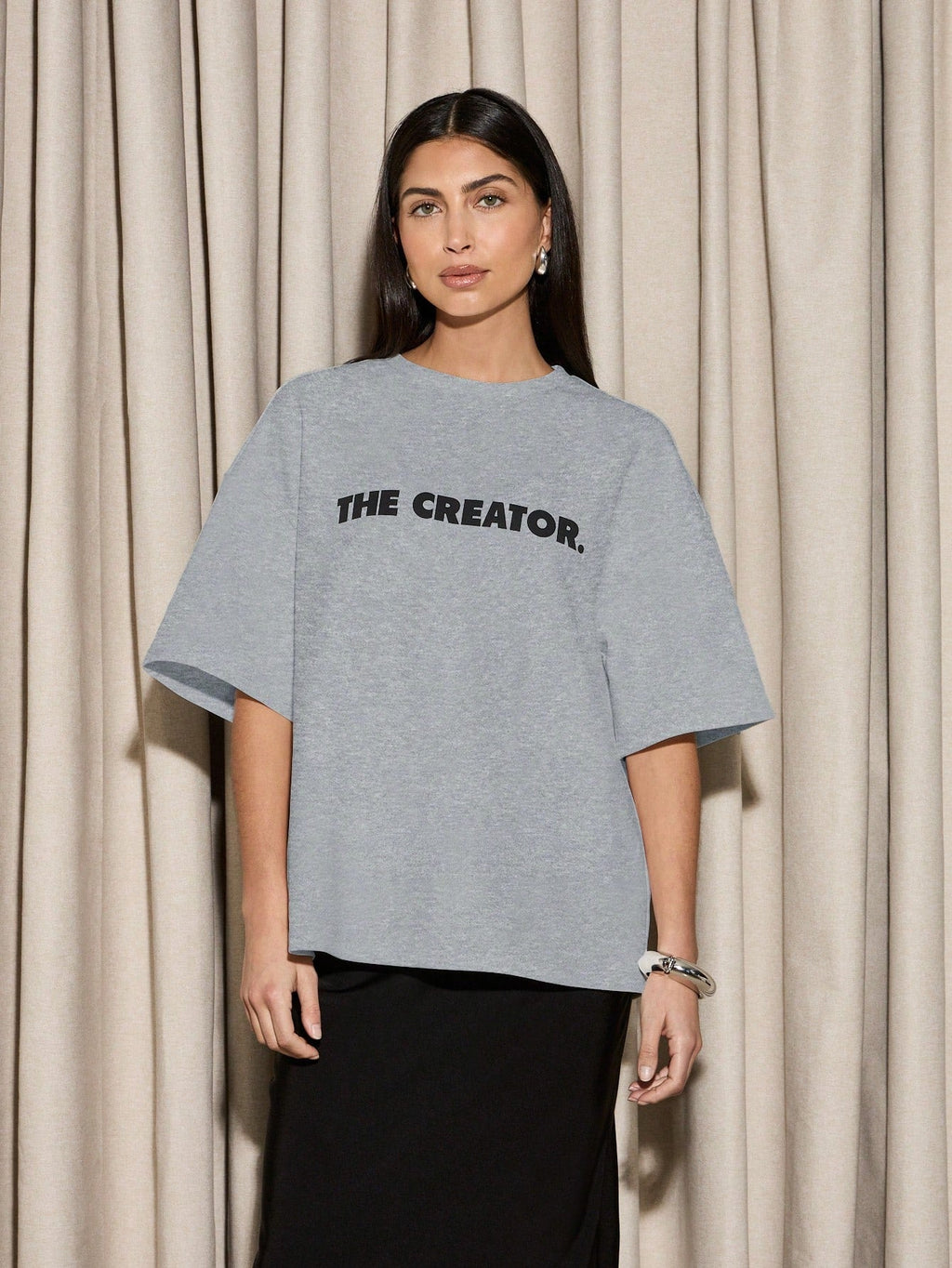 The Creator Oversized T-Shirt Streetwear Statement Piece Casual Designer Tee Urban