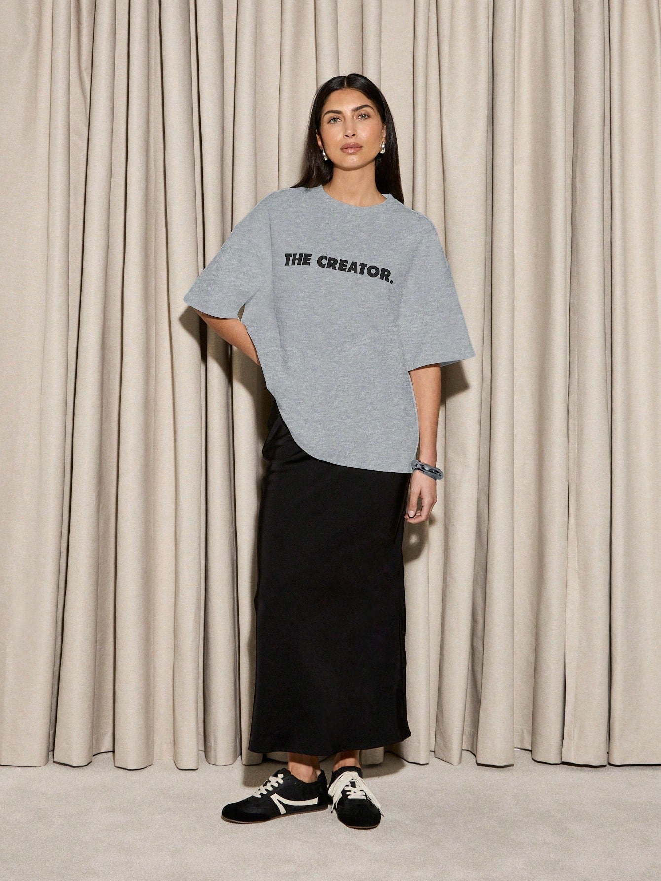 The Creator Oversized T-Shirt Streetwear Statement Piece Casual Designer Tee Urban