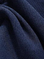 Long Sleeve Thermal Lined Warm Thickened Half-Zip Turtleneck
