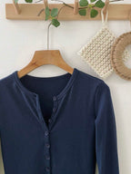 Long Sleeve Thermal Lined Warm Thickened Half-Zip Turtleneck