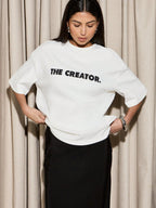 The Creator Oversized T-Shirt Streetwear Statement Piece Casual Designer Tee Urban