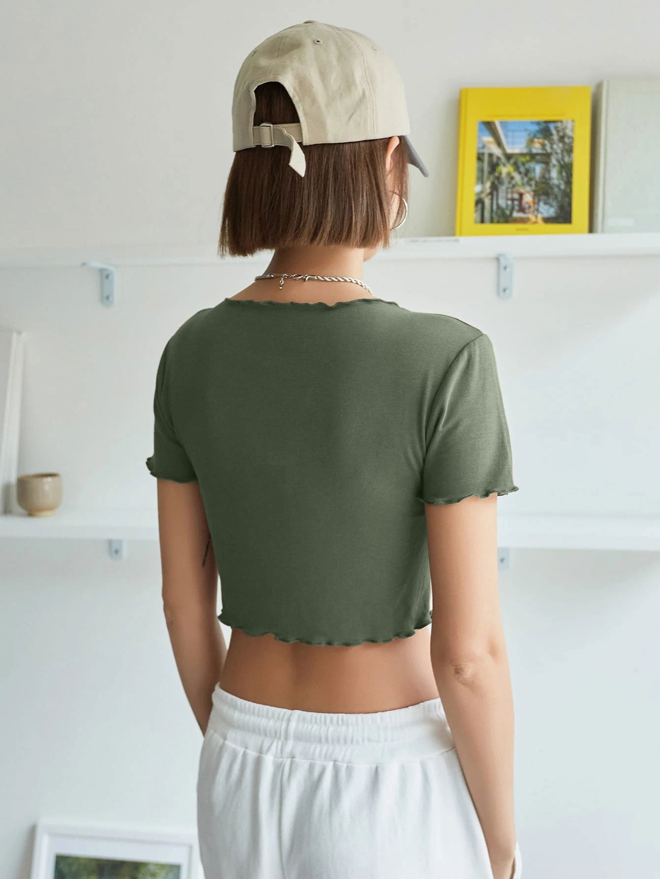Lettuce Trim Crop Tee