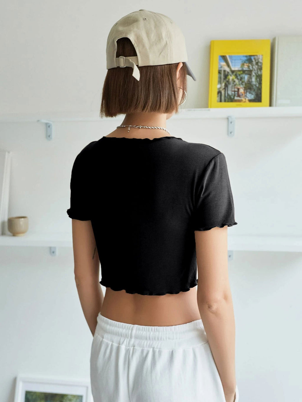 Lettuce Trim Crop Tee