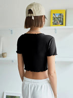 Lettuce Trim Crop Tee