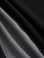 Colorblock Letter Printed T-Shirt