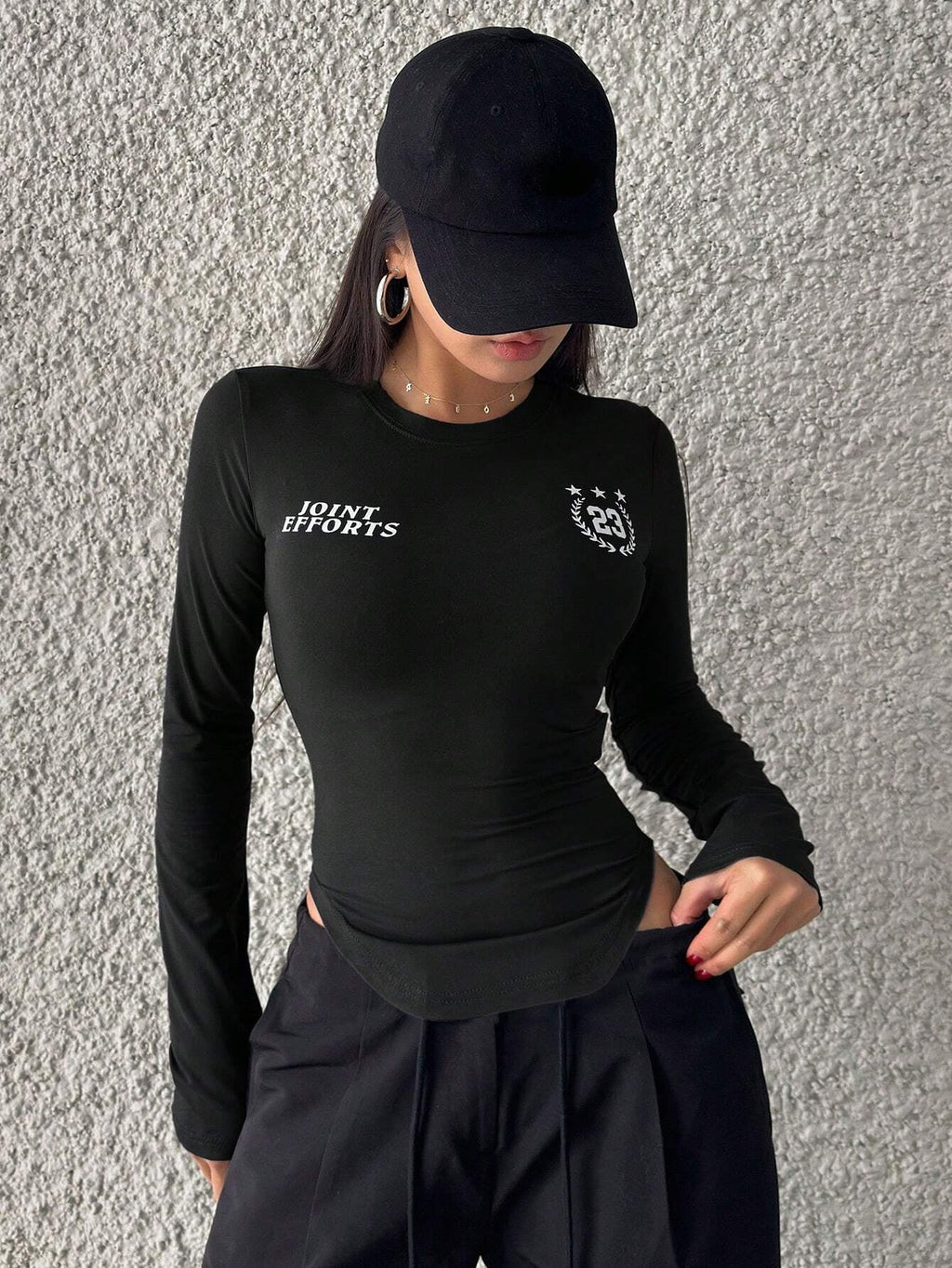 Campus Back To School Sports Jersey Short Sleeve Graphic Curved Hem T-Shirt Jersey