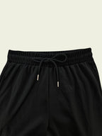 Drawstring Elastic Waist Sweatpants, Loose Fit Straight-Leg Joggers