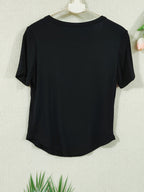 Short Sleeve Crew Neck Casual Solid Color T-Shirt, Slim Fit