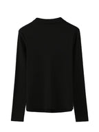 Elegant Long Sleeve Casual T-Shirt