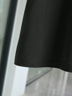 Number Print Patchwork Short Sleeve T-Shirt Graphic Tees Women Tops