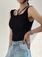 Slim Fit Halter Neck Camisole Top