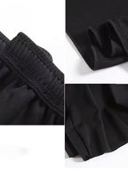 High-Waisted Wide-Leg Pants Straight Leg with Drawstring Waist