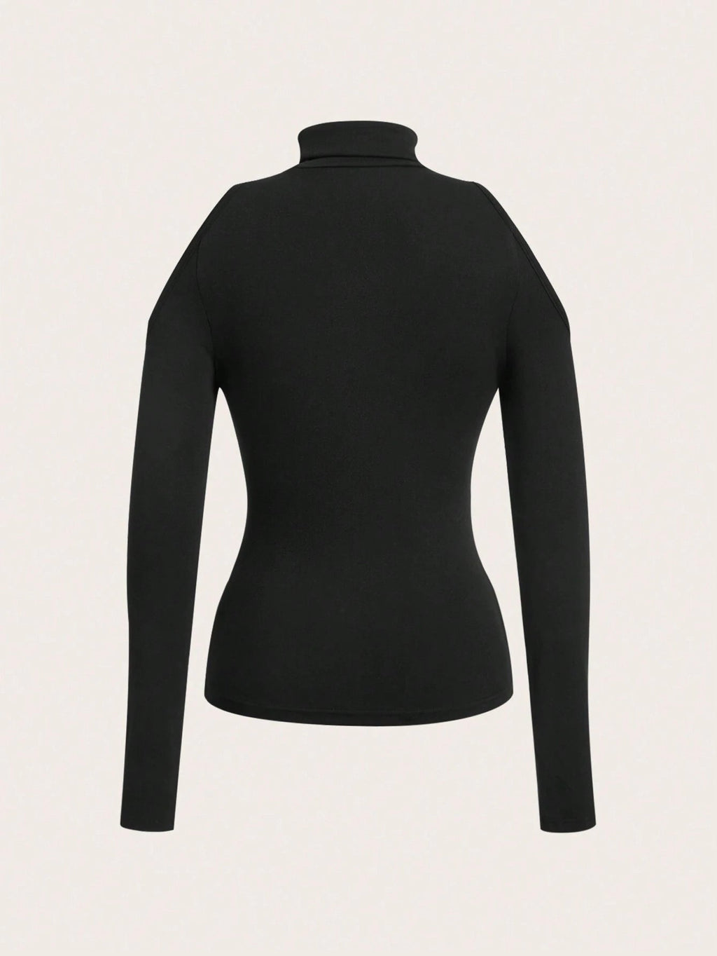 Casual Solid Color Versatile Outdoor Undershirt Hollow Out Long Sleeve Tight Fit T-Shirt