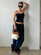 Button Front Cami Top For Women