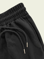 Drawstring Elastic Waist Sweatpants, Loose Fit Straight-Leg Joggers