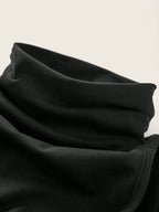 Casual Solid Color Versatile Outdoor Undershirt Hollow Out Long Sleeve Tight Fit T-Shirt