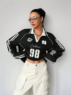 Sportswear Graphics White Over Size Long Sleeve Jersey T-Shirt