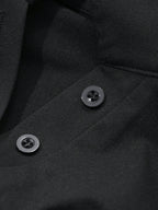 Slim Fit Casual Turndown Collar Short Sleeve T-Shirt