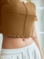Lettuce Trim Crop Tee