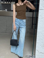 Slim Fit Halter Neck Camisole Top