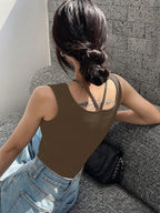 Slim Fit Halter Neck Camisole Top