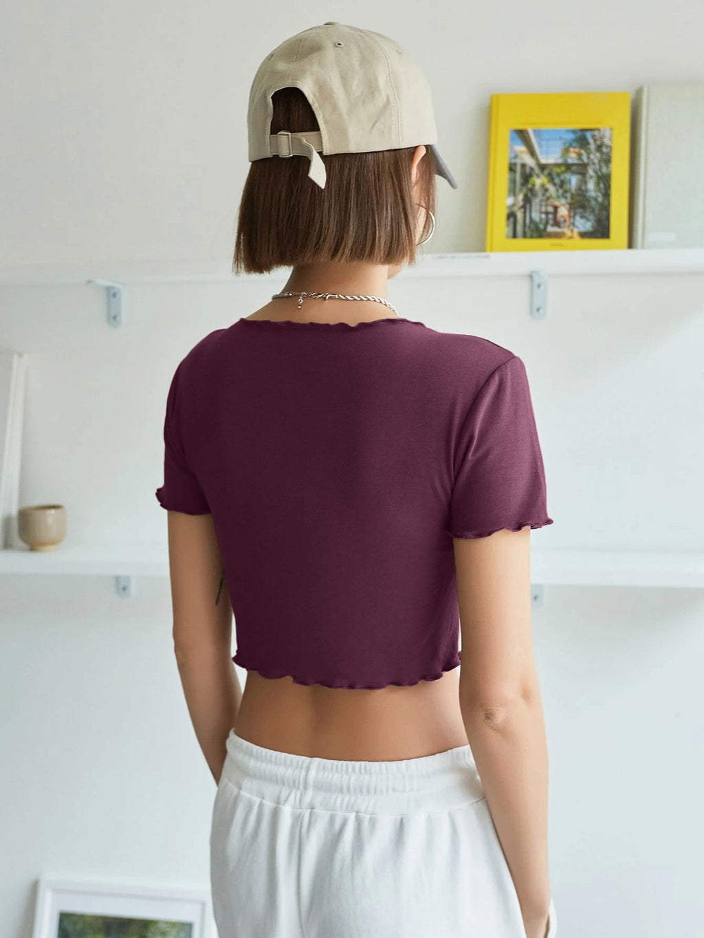Lettuce Trim Crop Tee