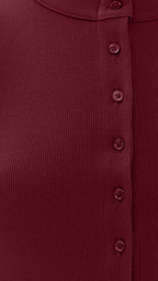 Ribbed Knit Cardigan - Stylish Solid Color T-Shirt with Full-Button Front and Ribbed Detailing, Perfect for Casual Wear