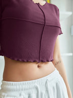 Lettuce Trim Crop Tee