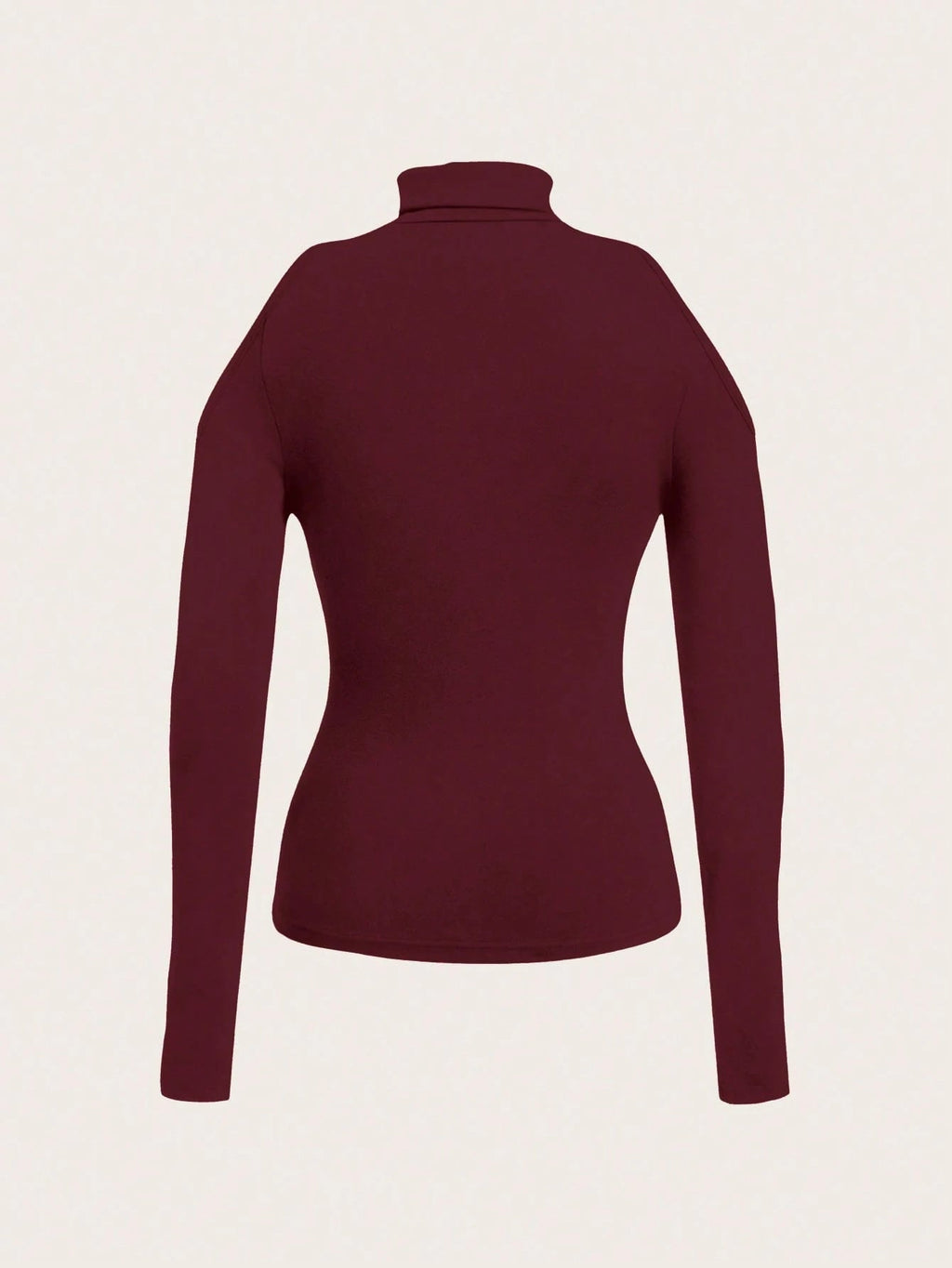 Casual Solid Color Versatile Outdoor Undershirt Hollow Out Long Sleeve Tight Fit T-Shirt