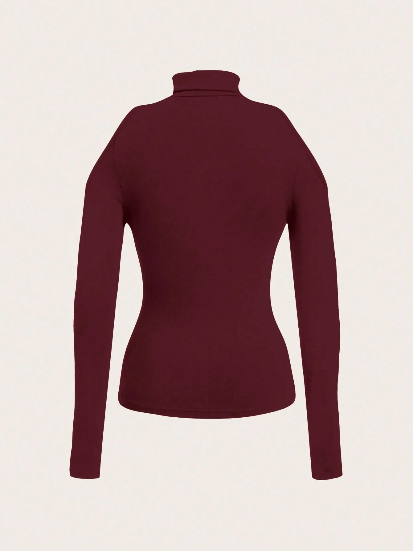 Casual Solid Color Versatile Outdoor Undershirt Hollow Out Long Sleeve Tight Fit T-Shirt