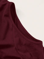 Casual Solid Color Versatile Outdoor Undershirt Hollow Out Long Sleeve Tight Fit T-Shirt