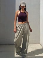 Solid Color Halter Top Going Out Tops Tank Tops