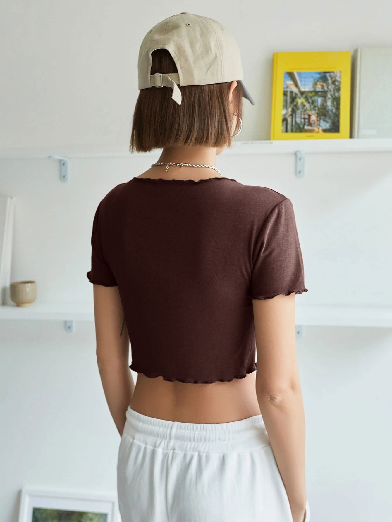 Lettuce Trim Crop Tee