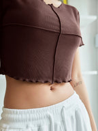 Lettuce Trim Crop Tee