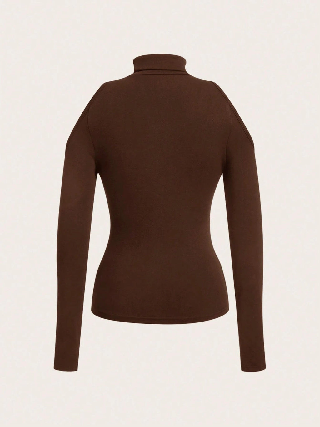 Casual Solid Color Versatile Outdoor Undershirt Hollow Out Long Sleeve Tight Fit T-Shirt