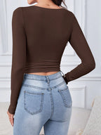 Square Neck Crop Tee