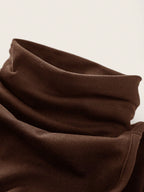 Casual Solid Color Versatile Outdoor Undershirt Hollow Out Long Sleeve Tight Fit T-Shirt