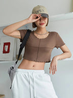 Lettuce Trim Crop Tee