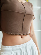 Lettuce Trim Crop Tee