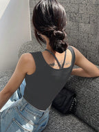 Slim Fit Halter Neck Camisole Top