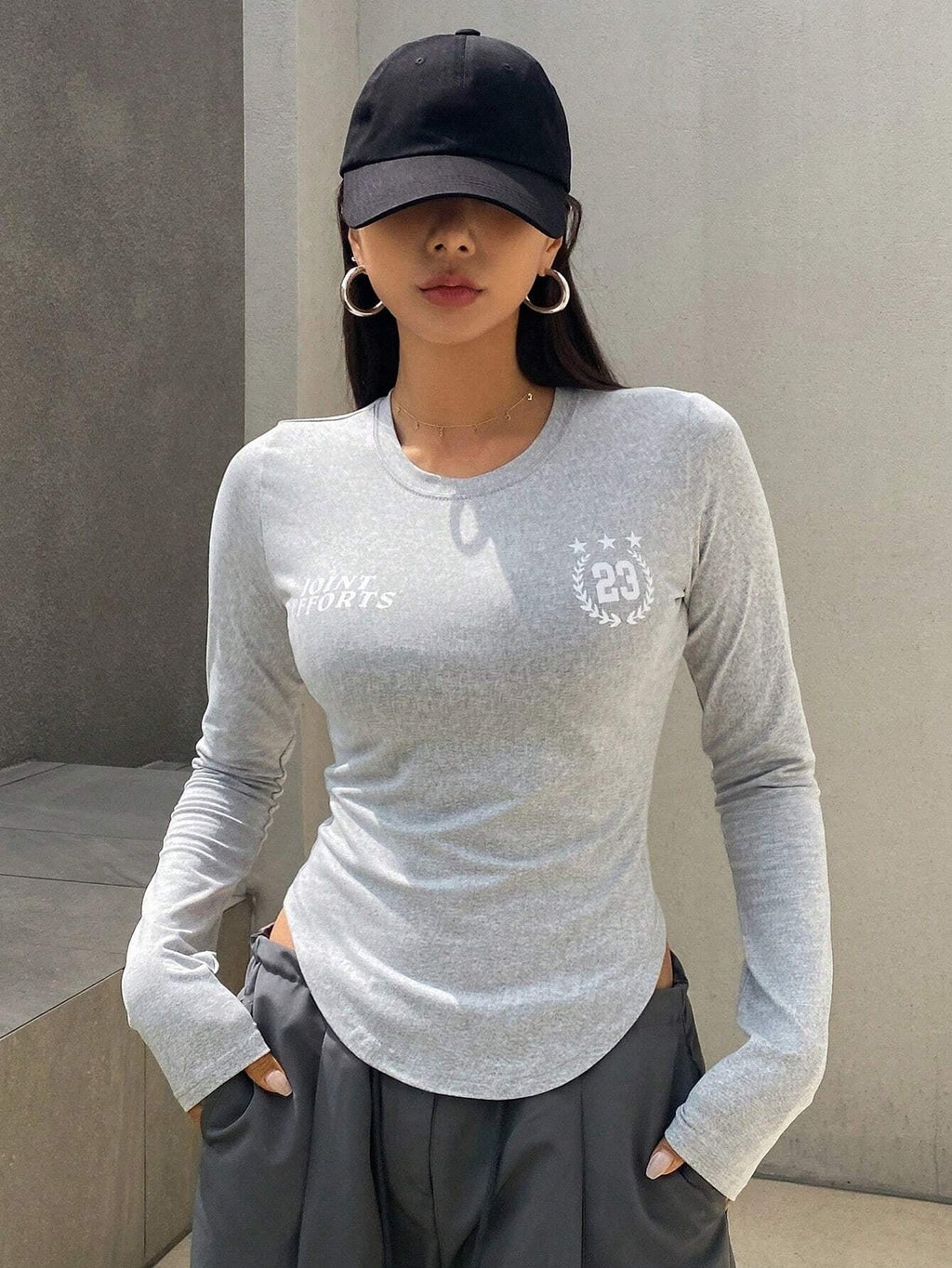 Campus Back To School Sports Jersey Short Sleeve Graphic Curved Hem T-Shirt Jersey