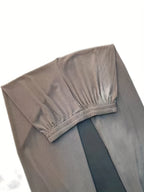 High-Waisted Wide-Leg Pants Straight Leg with Drawstring Waist