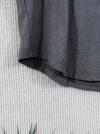 Short Sleeve Crew Neck Casual Solid Color T-Shirt, Slim Fit