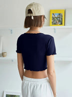 Lettuce Trim Crop Tee