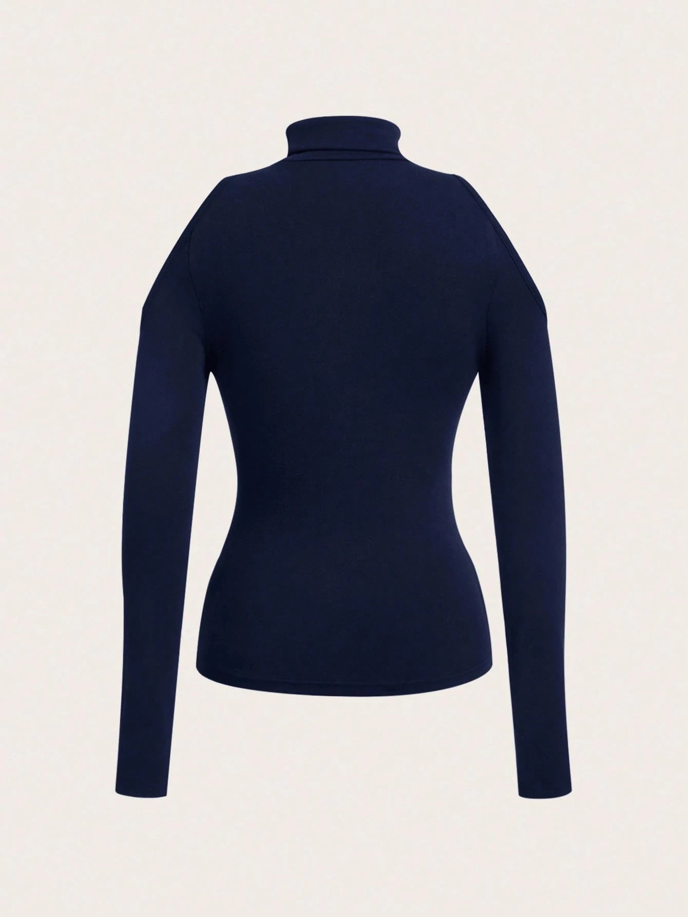 Casual Solid Color Versatile Outdoor Undershirt Hollow Out Long Sleeve Tight Fit T-Shirt