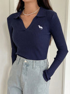 Casual Slim Fit Turtleneck Long Sleeve Sweater