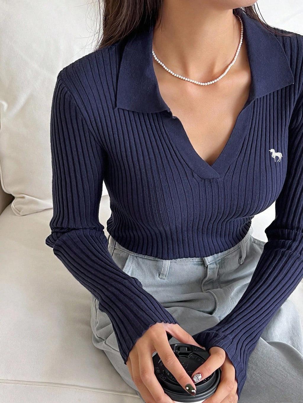 Casual Slim Fit Turtleneck Long Sleeve Sweater